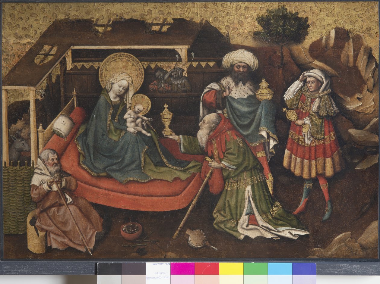 Adoración de los Reyes Magos de Upper Rheinish Master
