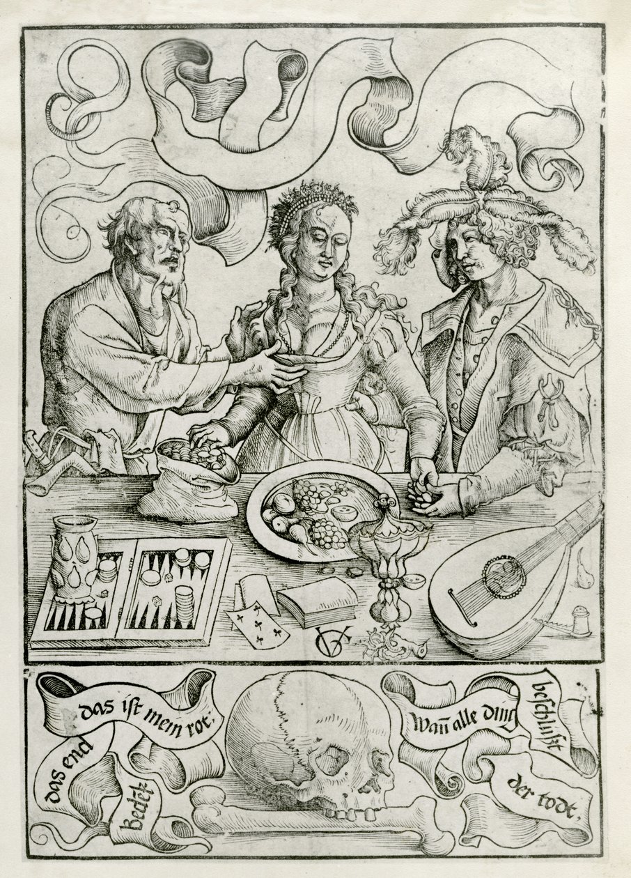 Amor mercenario, c.1511 (xilografía) de Urs (1485 1528) Graf