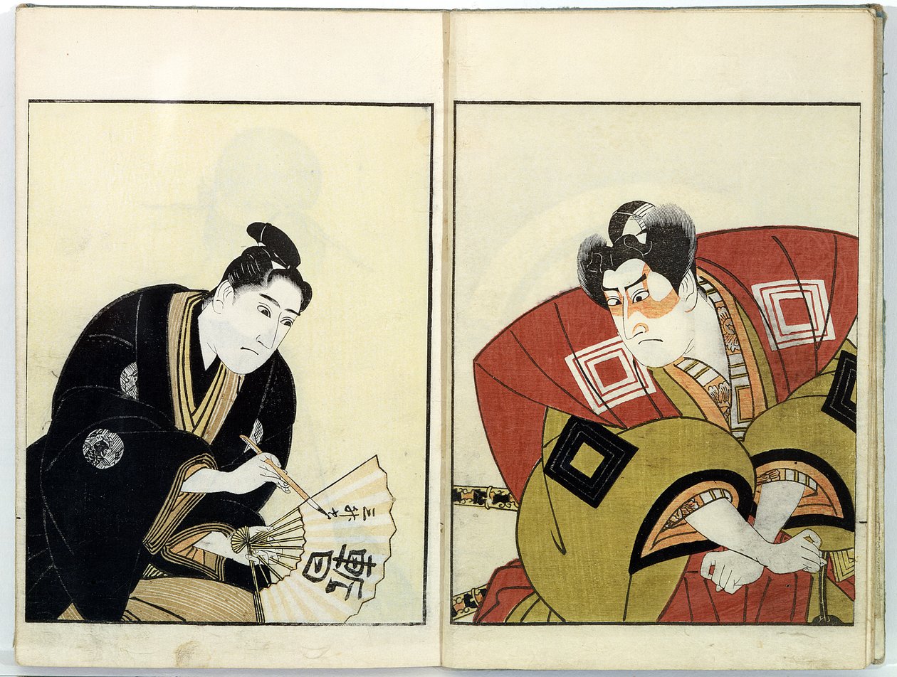 Retratos de dos actores, 1803 de Utagawa Toyokuni