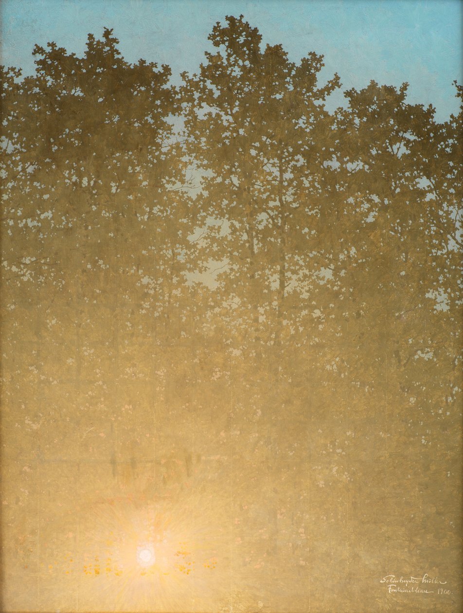Atardecer. Fontainebleau de Valdemar Schønheyder Møller