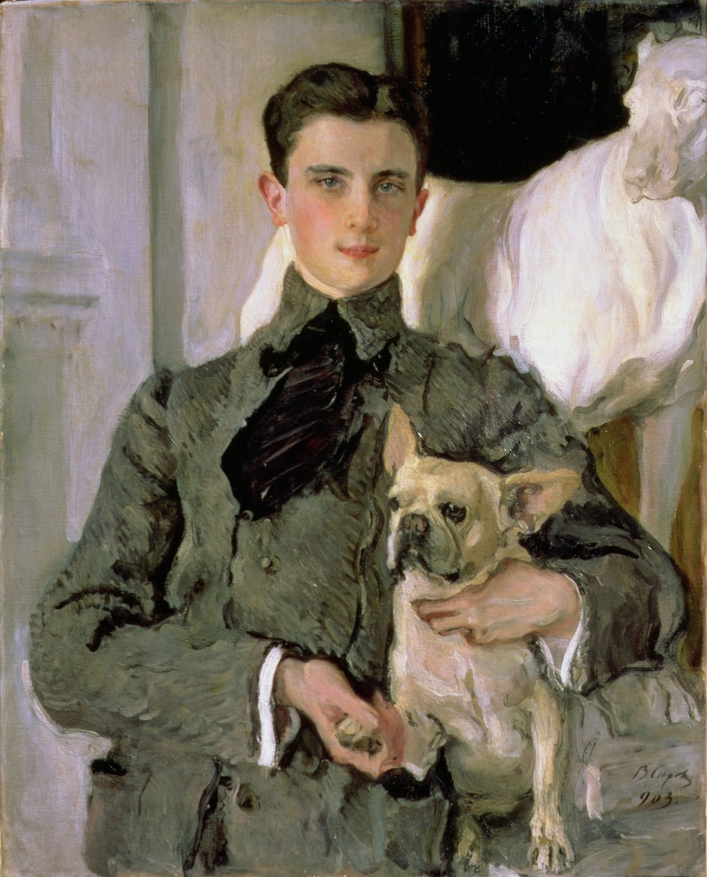 Retrato del Conde Feliks Feliksovich Sumarokov-Yelstov (1887-1967) luego Príncipe Yusupov, 1903 de Valentin Aleksandrovich Serov