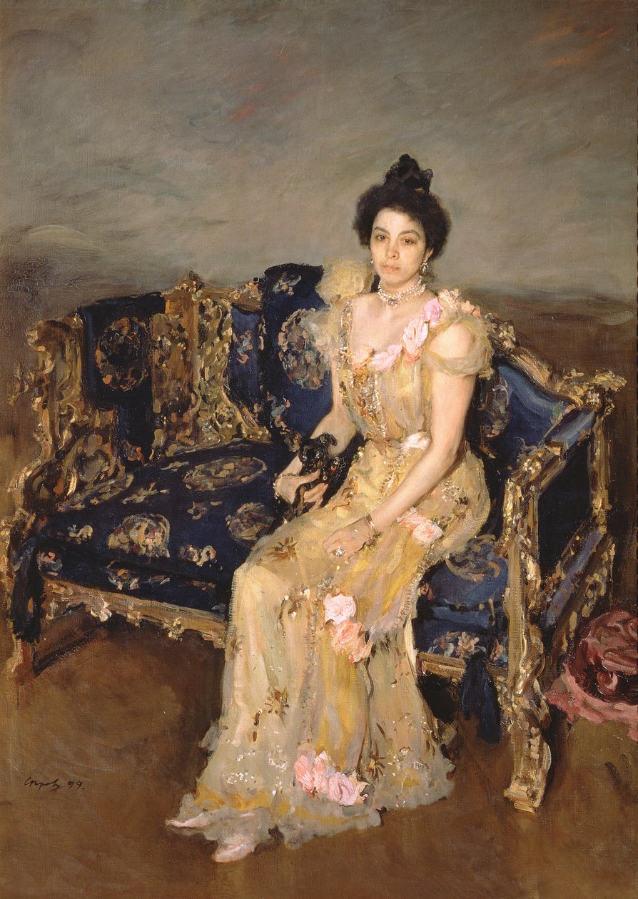 Retrato de Sofia Mikhailovna Botkina, 1899 de Valentin Aleksandrovich Serov