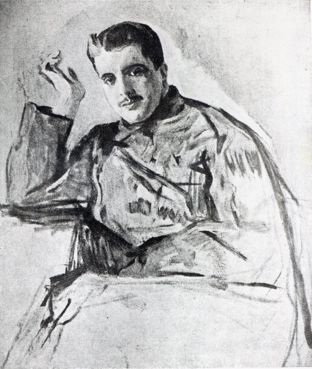 Serge Diaghilev, 1904 de Valentin Aleksandrovich Serov