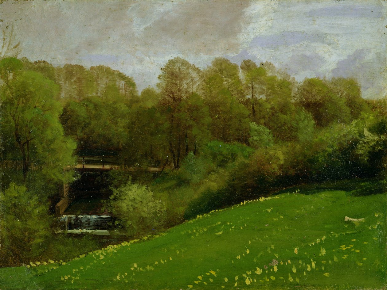 Pradera y bosque, 1895 de Valentin Ruths