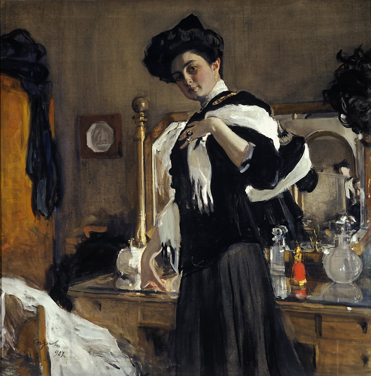 Retrato de G.L. Girshman de Valentin Aleksandrovich Serov