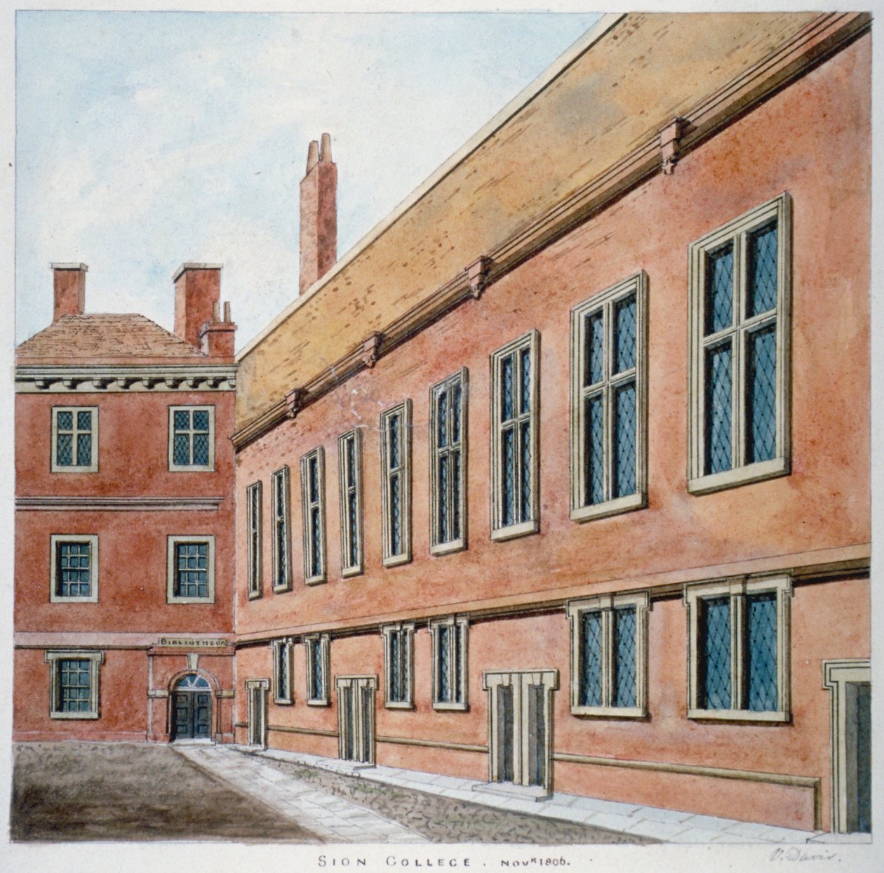 Sion College, Ciudad de Londres, 1806 de Valentine Davis
