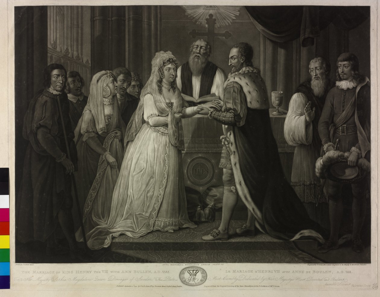 Rey de Inglaterra El primer Enrique VIII de Valentine Green