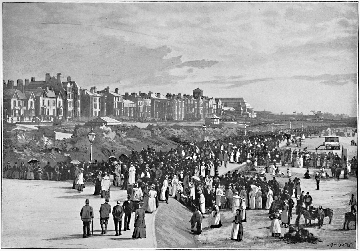 Parque Marino, Southport, c1896 de Valentine and Sons Ltd