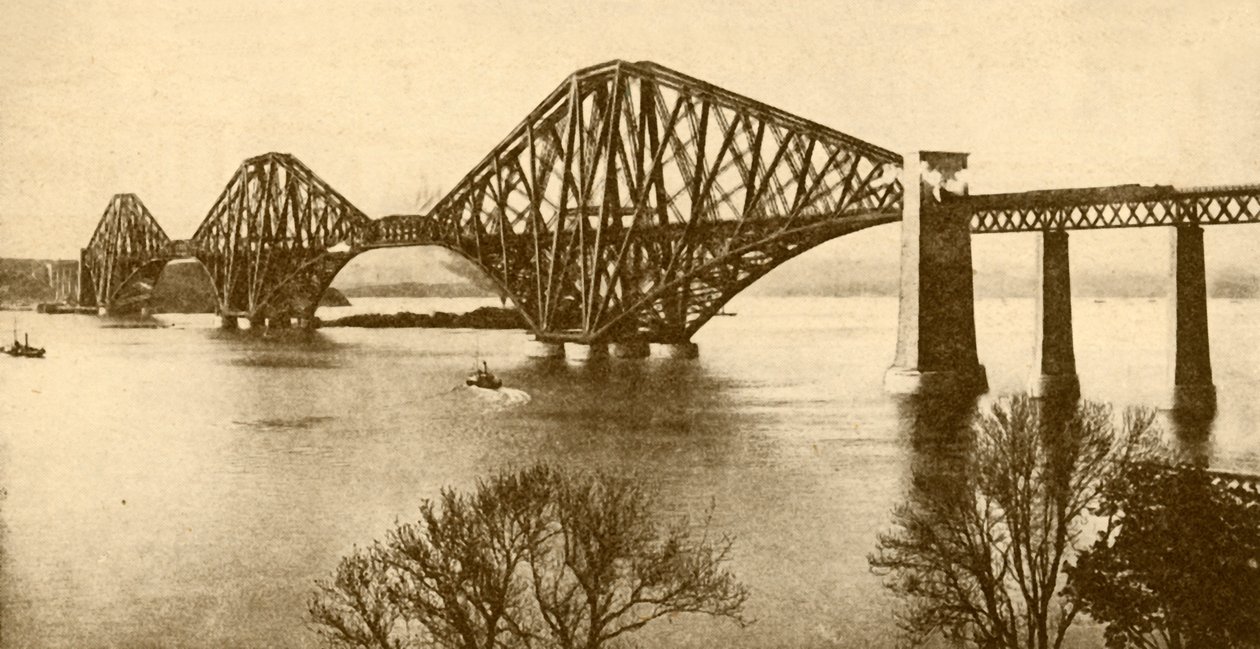 El puente de Forth, 1930 de Valentine and Sons Ltd