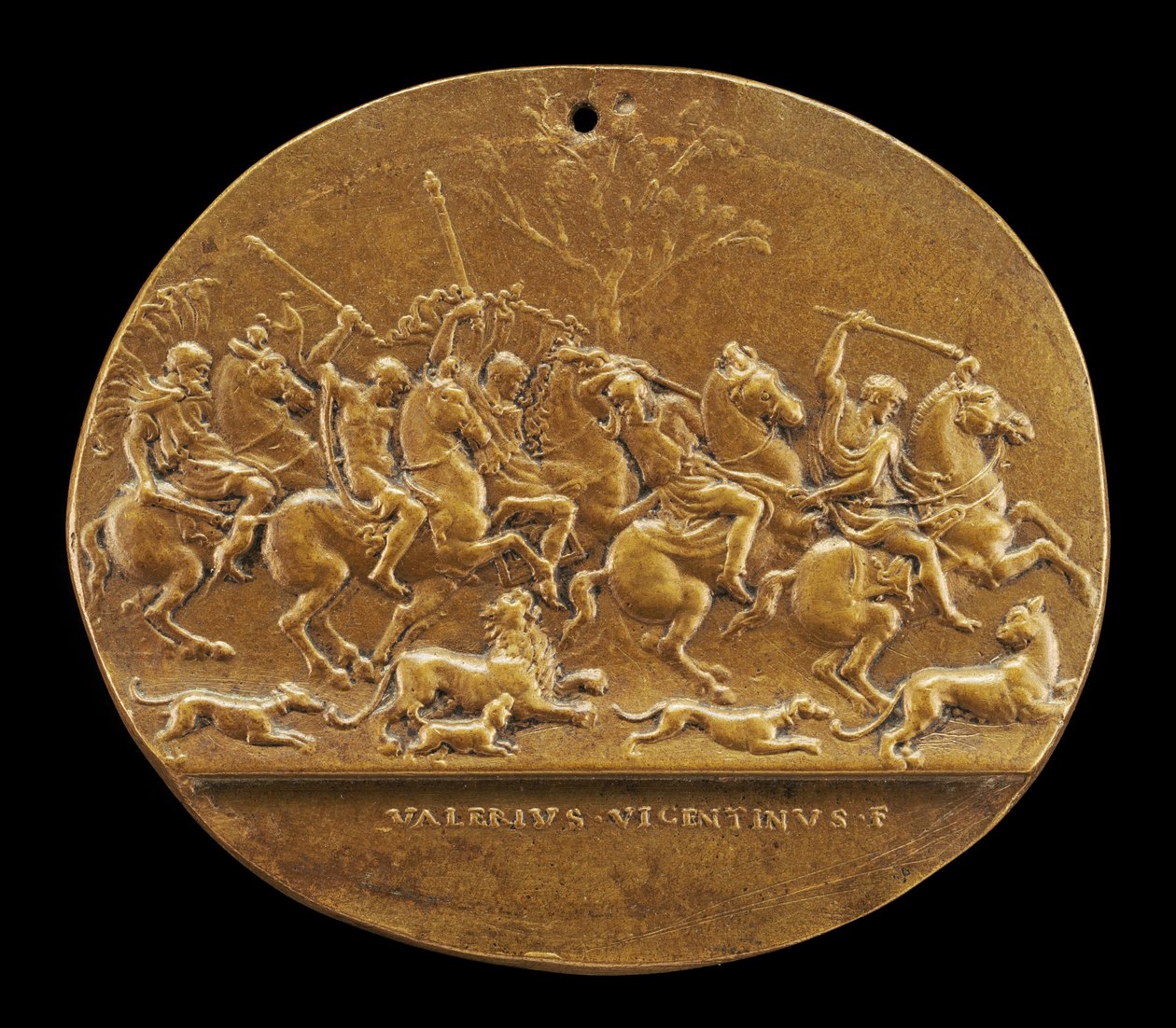 Una cacería de leones de Valerio Belli