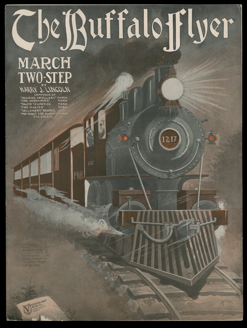 The Buffalo Flyer, c.1770-1959 (grabado) de Vandersloot Music Publishing Company
