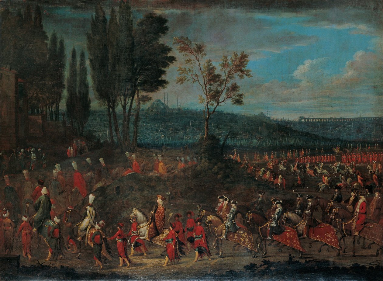 La Procesión de Embajadores, 1720s de Vanmour