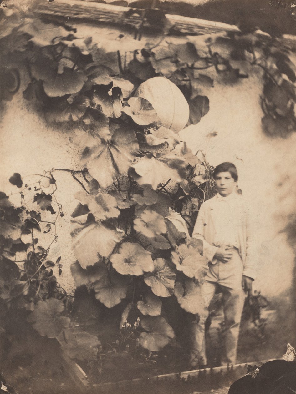 Niño con una vid de calabaza de Varin Frères