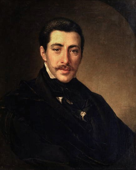 Retrato del Autor Alexander Sukhowo-Kobylin (1817-1903) de Vasili Andreevich Tropinin