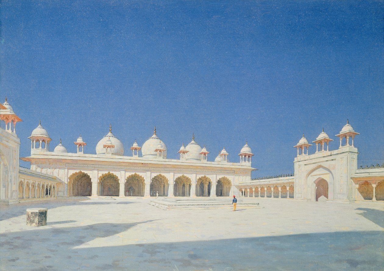 Moti Masjid, Agra, 1874-76 de Vasili Vasilievich Vereshchagin