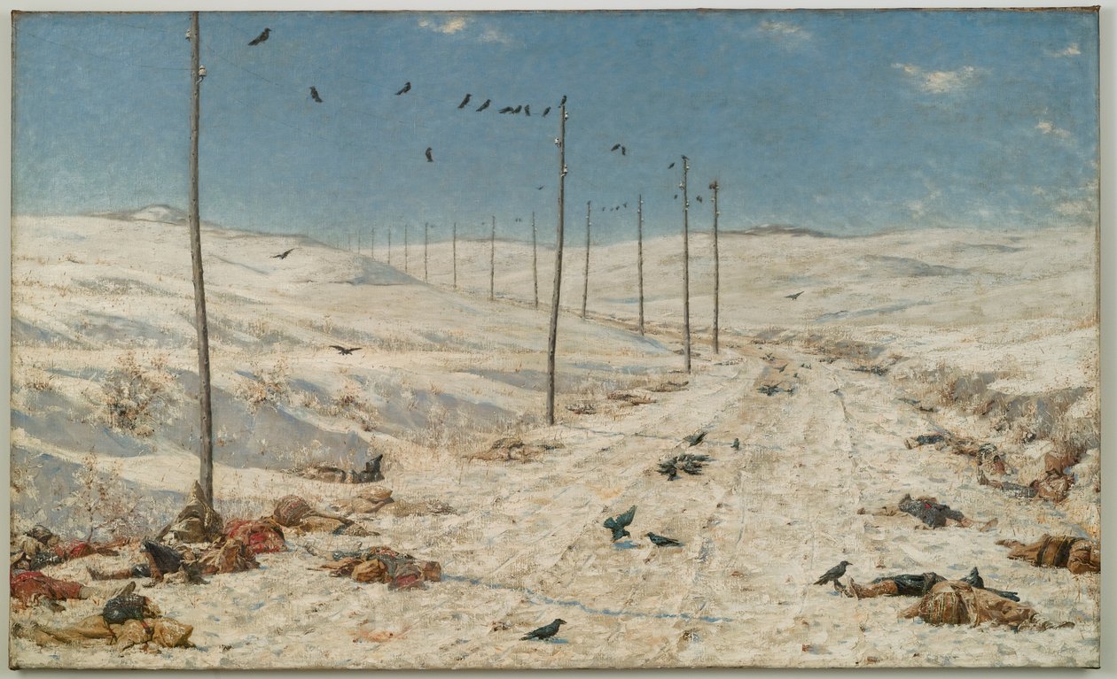 El camino de los prisioneros de guerra, c.1878-79 de Vasili Vasilievich Vereshchagin
