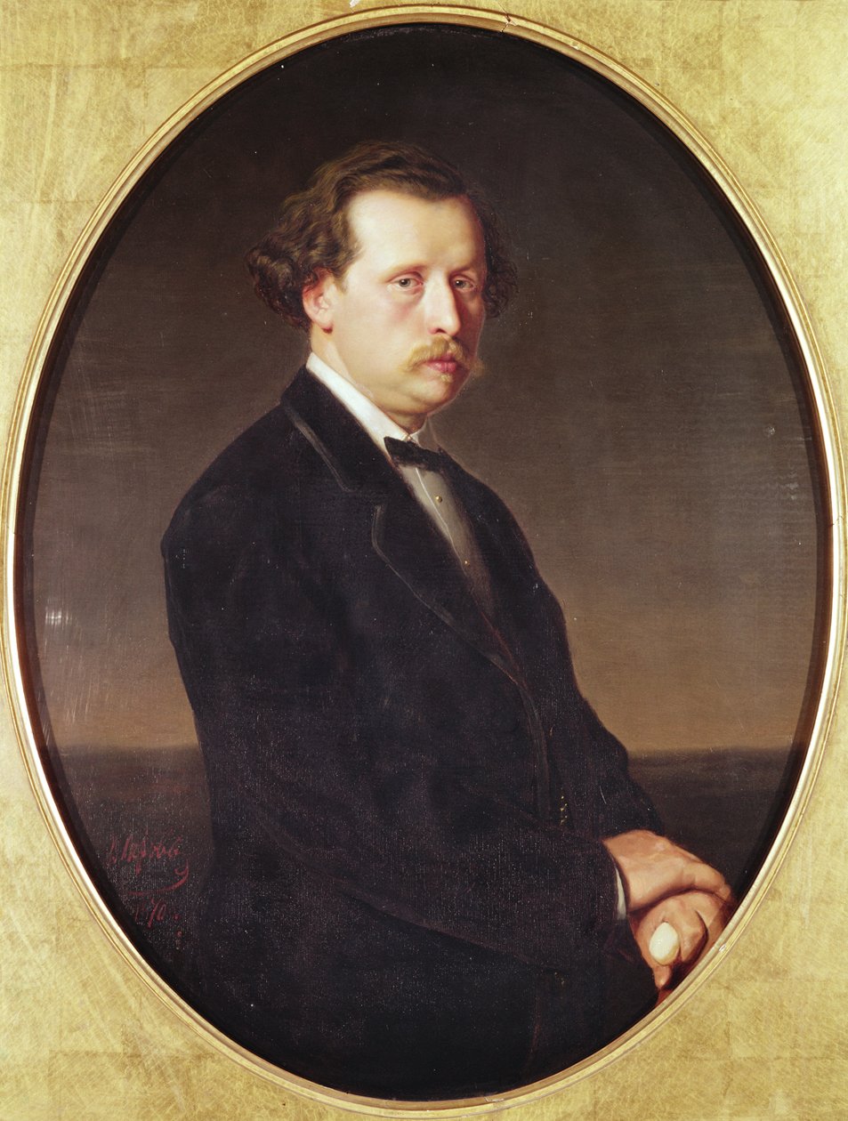 Retrato de N.G. Rubinstein de Vasili Grigorevich Perov