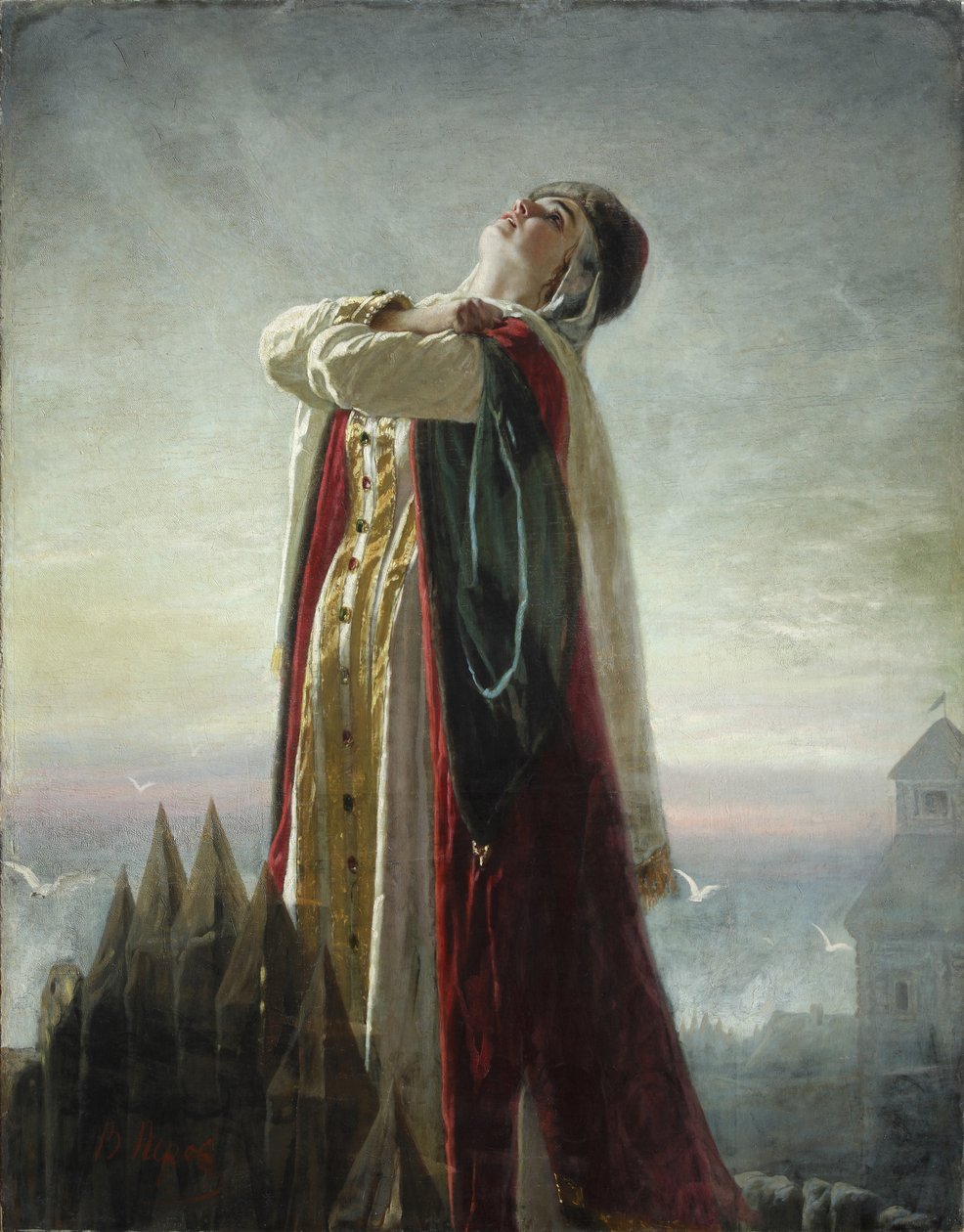 El Lamento de Yaroslavna de Vasili Grigorevich Perov