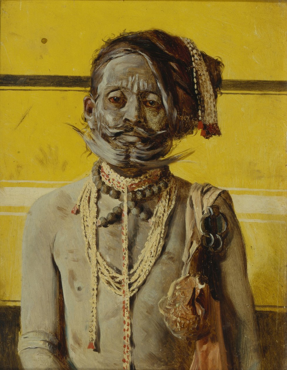 Un Fakir, 1874-1876 de Vasili Vasilievich Vereshchagin