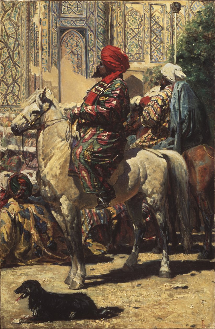 Un jinete en Samarcanda, 1872 de Vasili Vasilievich Vereshchagin