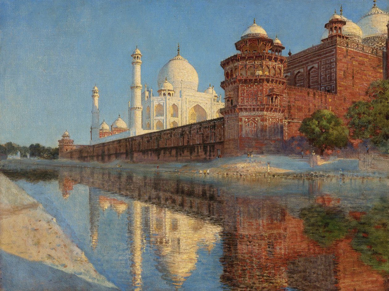 El Taj Mahal. Atardecer de Vasili Vasilievich Vereshchagin