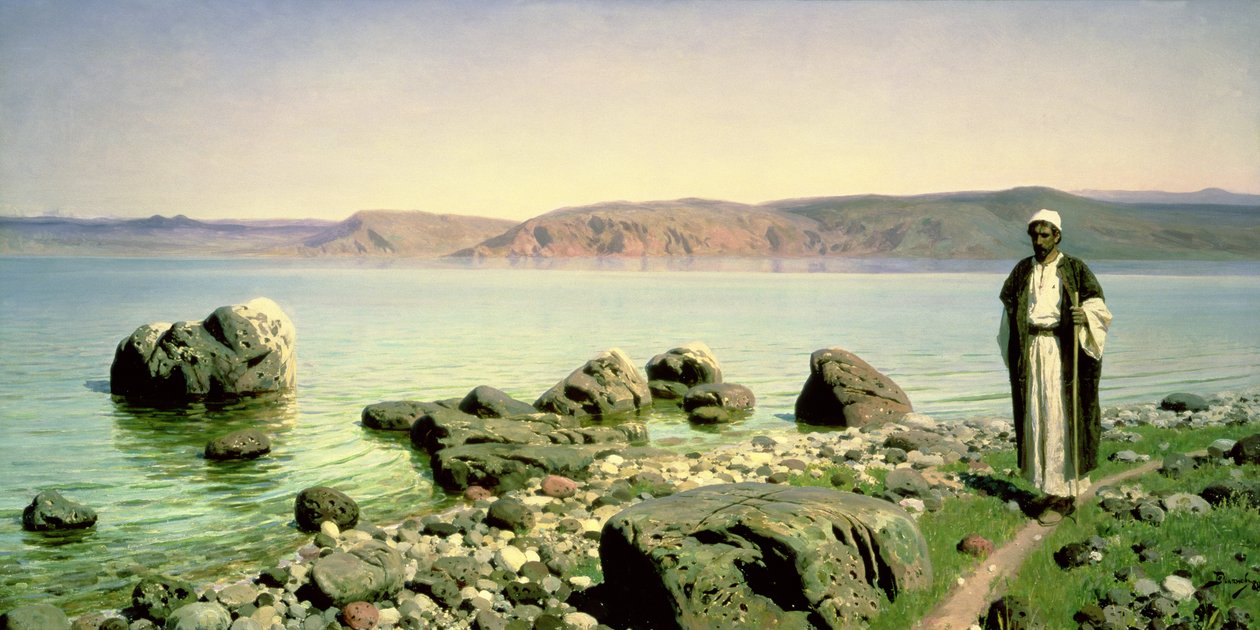 En el Mar de Galilea, 1888 de Vasilij Dmitrievich Polenov
