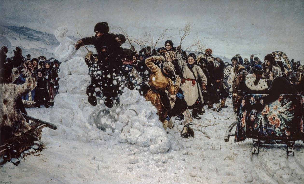 Tormenta de nieve en la fortaleza de Vasilij Ivanovic Surikov