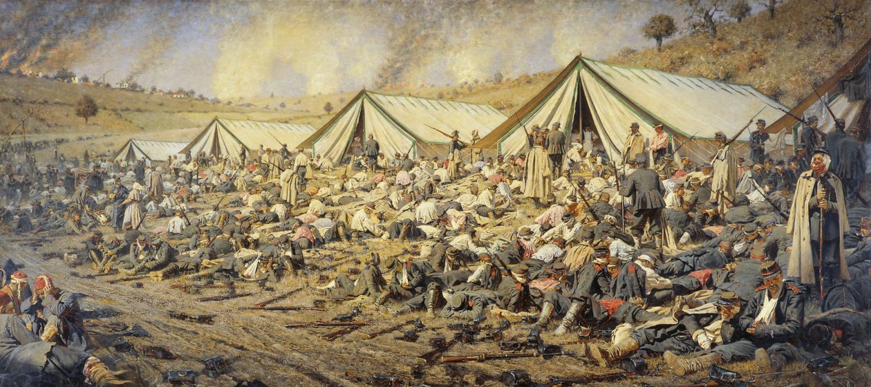 Después del ataque. Plevna, 1877-1878 de Vasily Vereshchagin