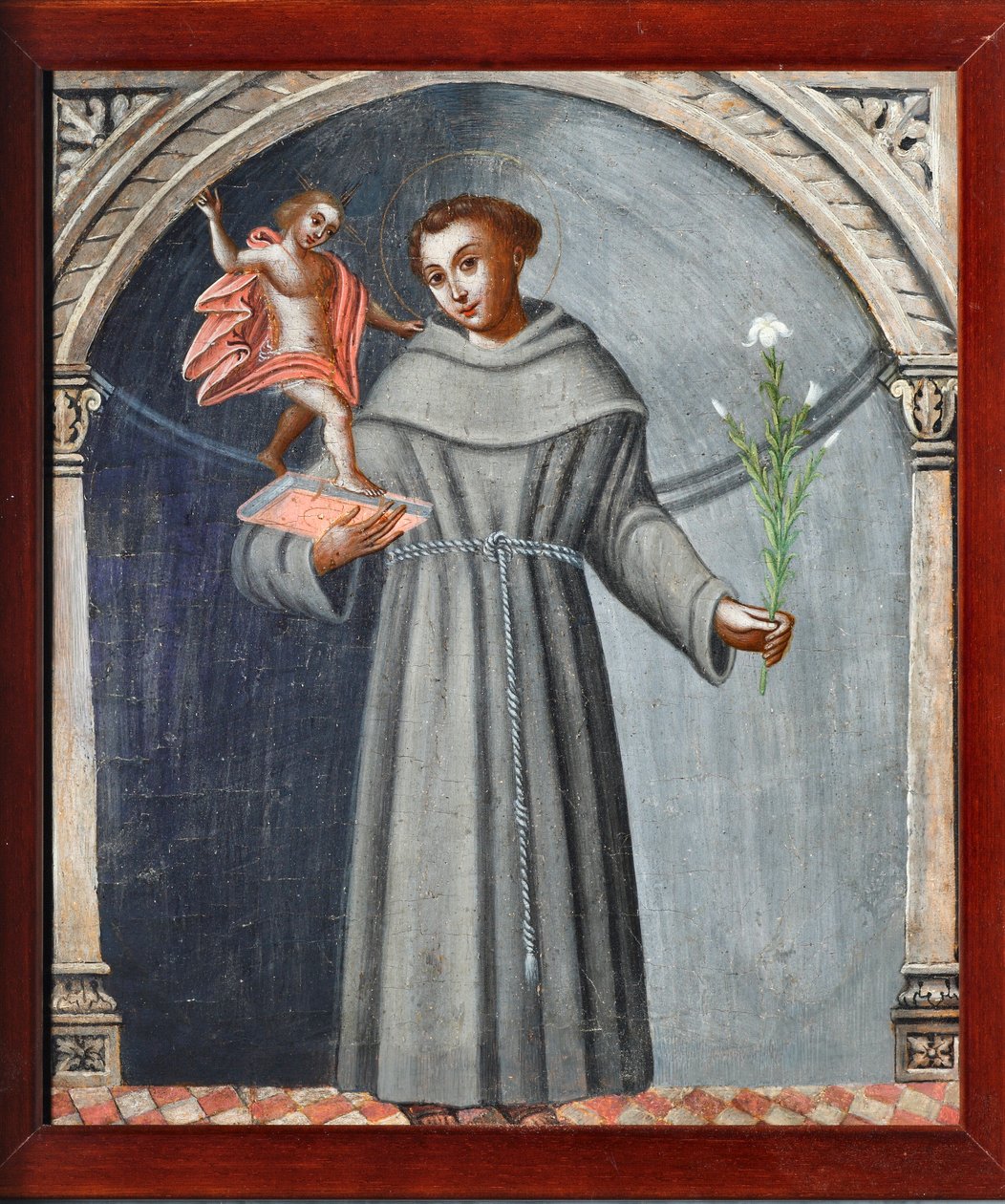 San Antonio de Padua y Jesús de Venetian School
