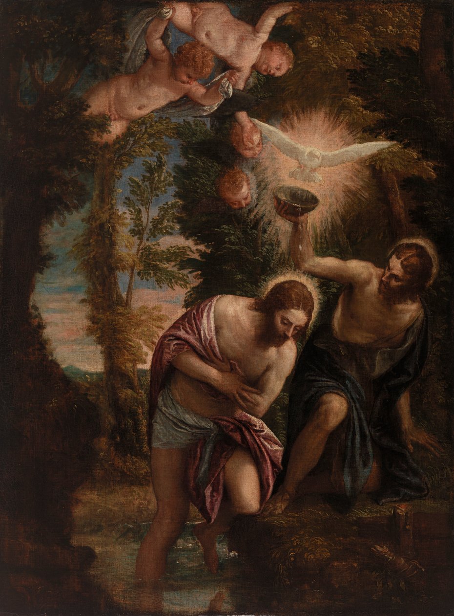 bautismo de cristo de Veronese (Paolo Caliari)