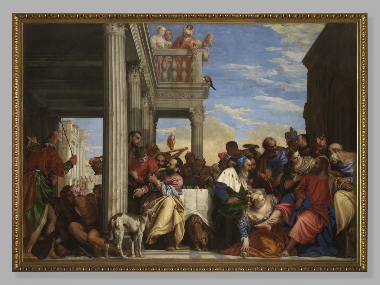 Cena en la casa de Simón, 1555-56 de Veronese