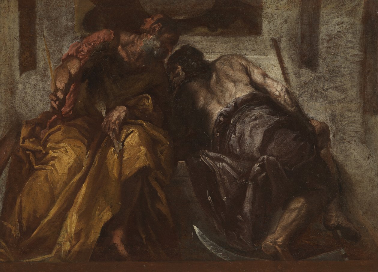 Jano y Saturno, c.1730-70 de Veronese