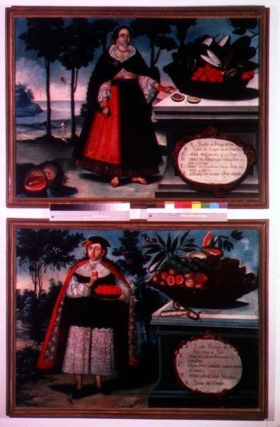 Indios ecuatorianos con trajes finos de Vicente Alban