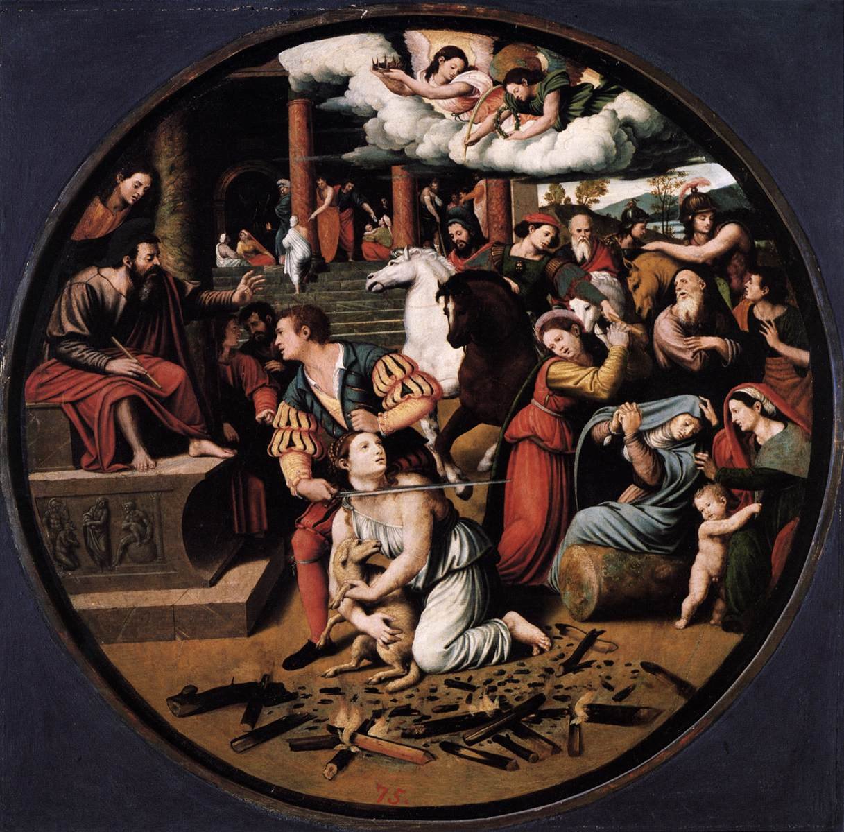 Martirio de Santa Inés de Vicente Masip