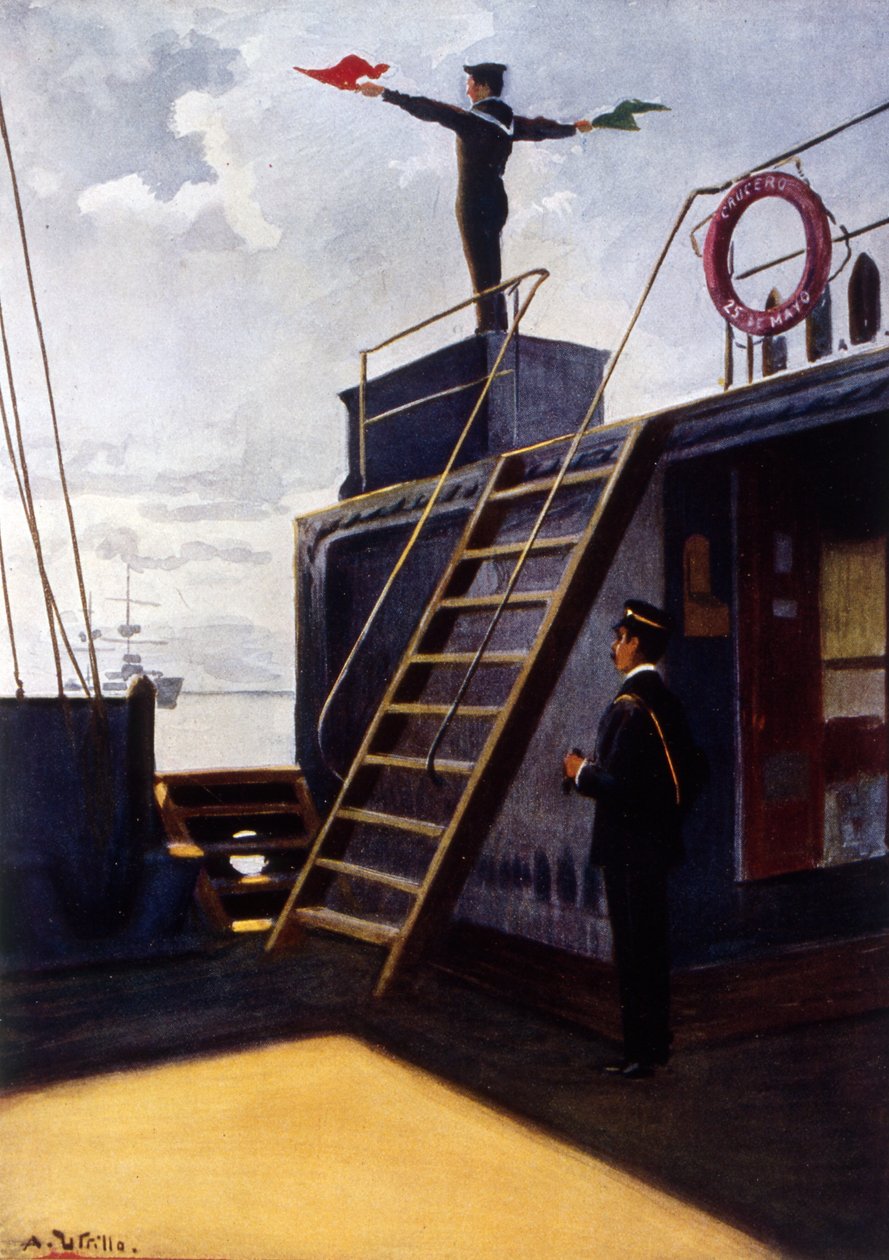 Señalero de la Armada Argentina de Vicente Blasco Ibanez