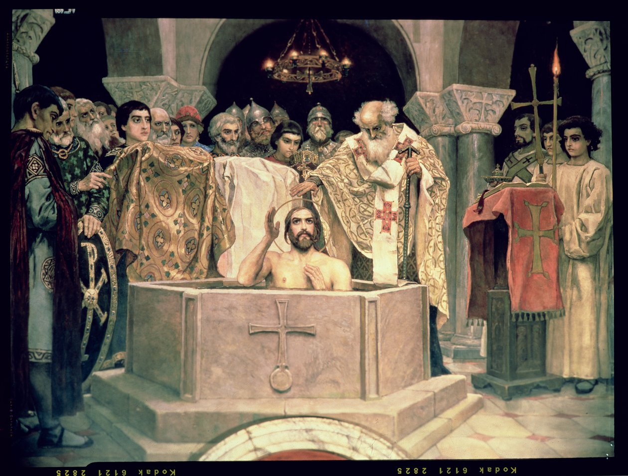 El bautizo del Gran Duque Vladimir (c.956-1015), 1885-96 de Victor Mikhailovich Vasnetsov