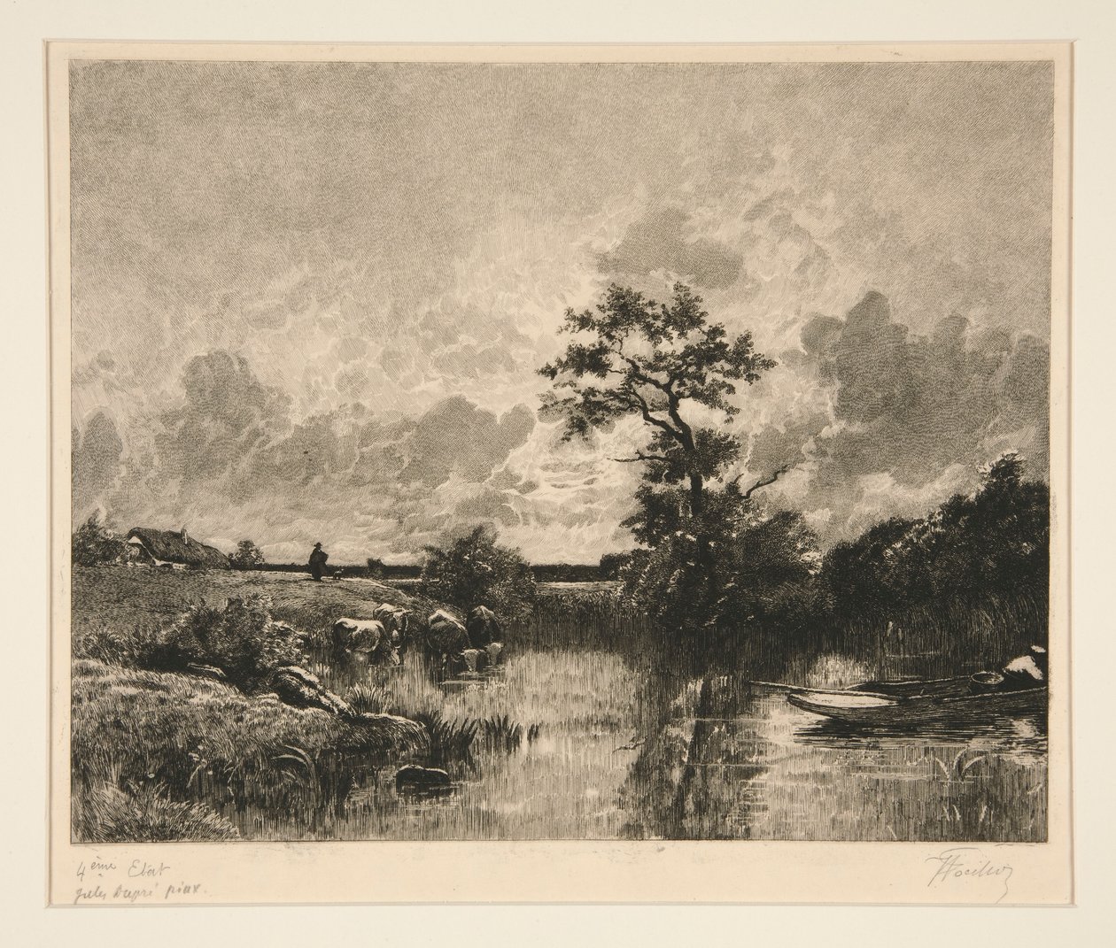 Puesta de sol de Victor Louis Focillon