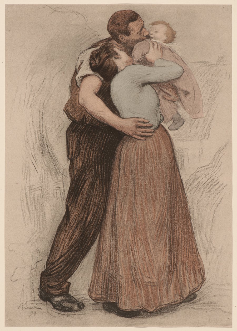 Le Baiser, 1898 de Victor Prouvé