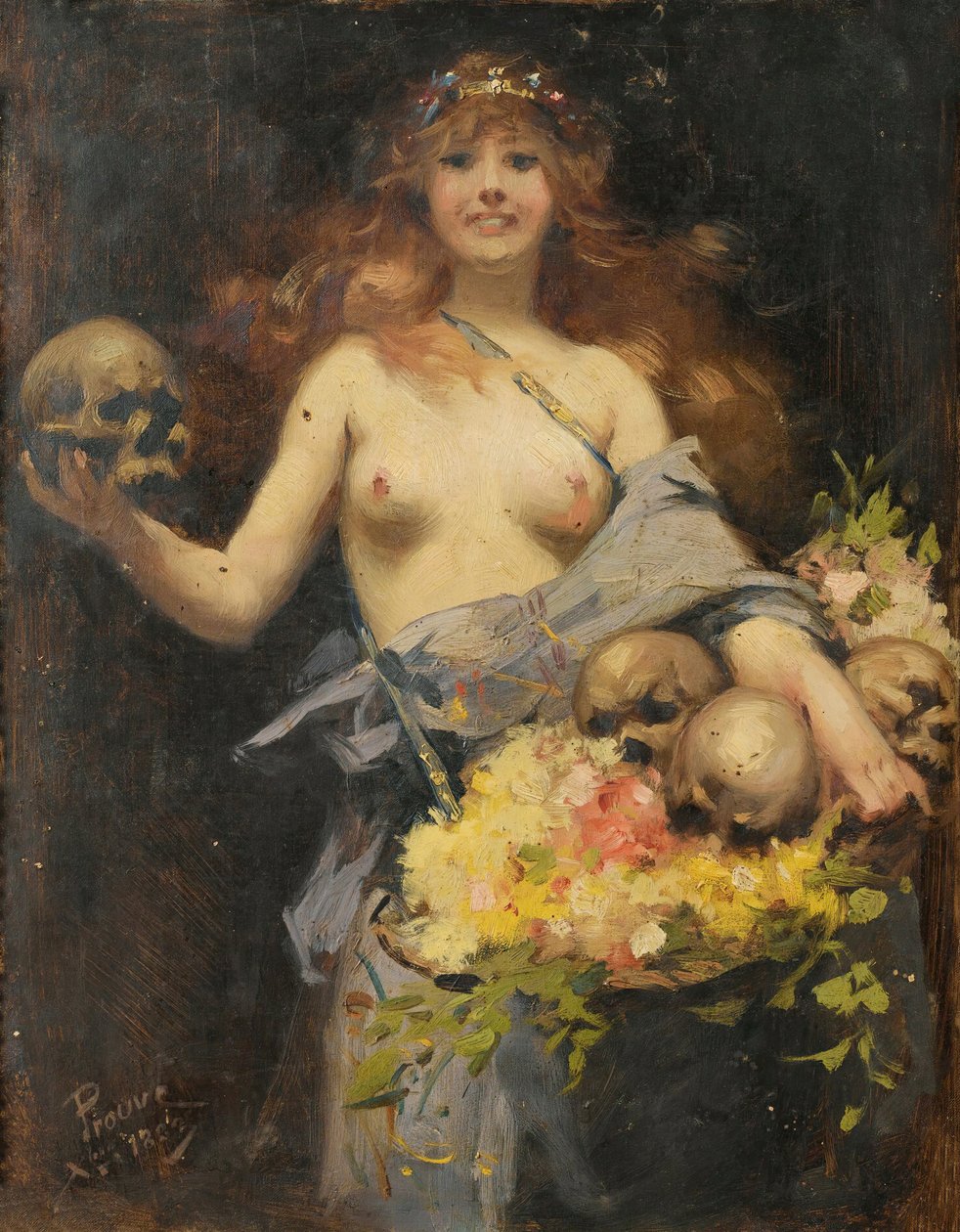 El vendedor de flores de Victor Prouvé