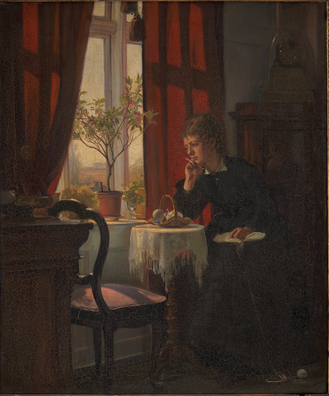 Helga Johansen, la hermana del artista de Viggo Johansen