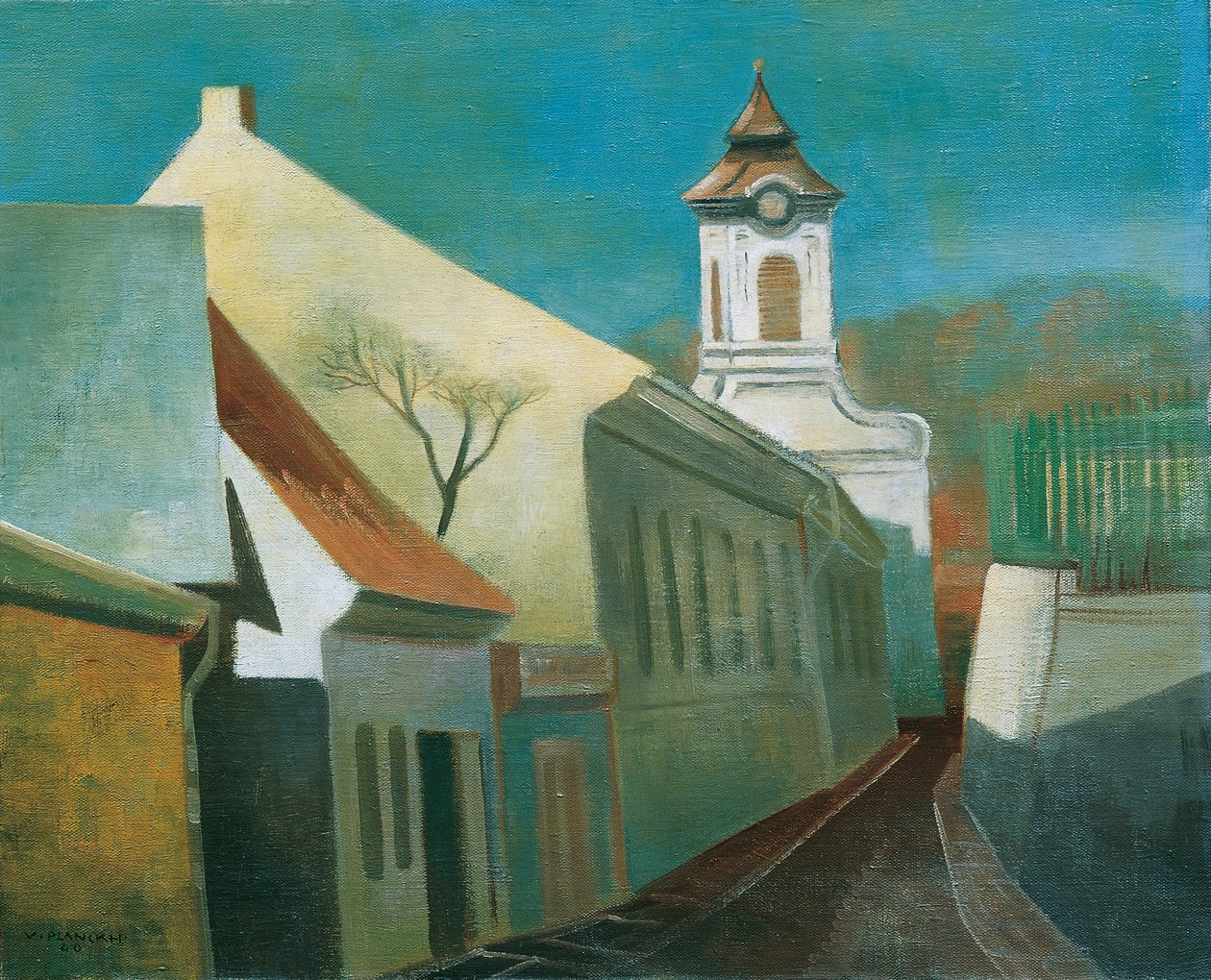 Calle en Poetzleinsdorf de Viktor Planckh