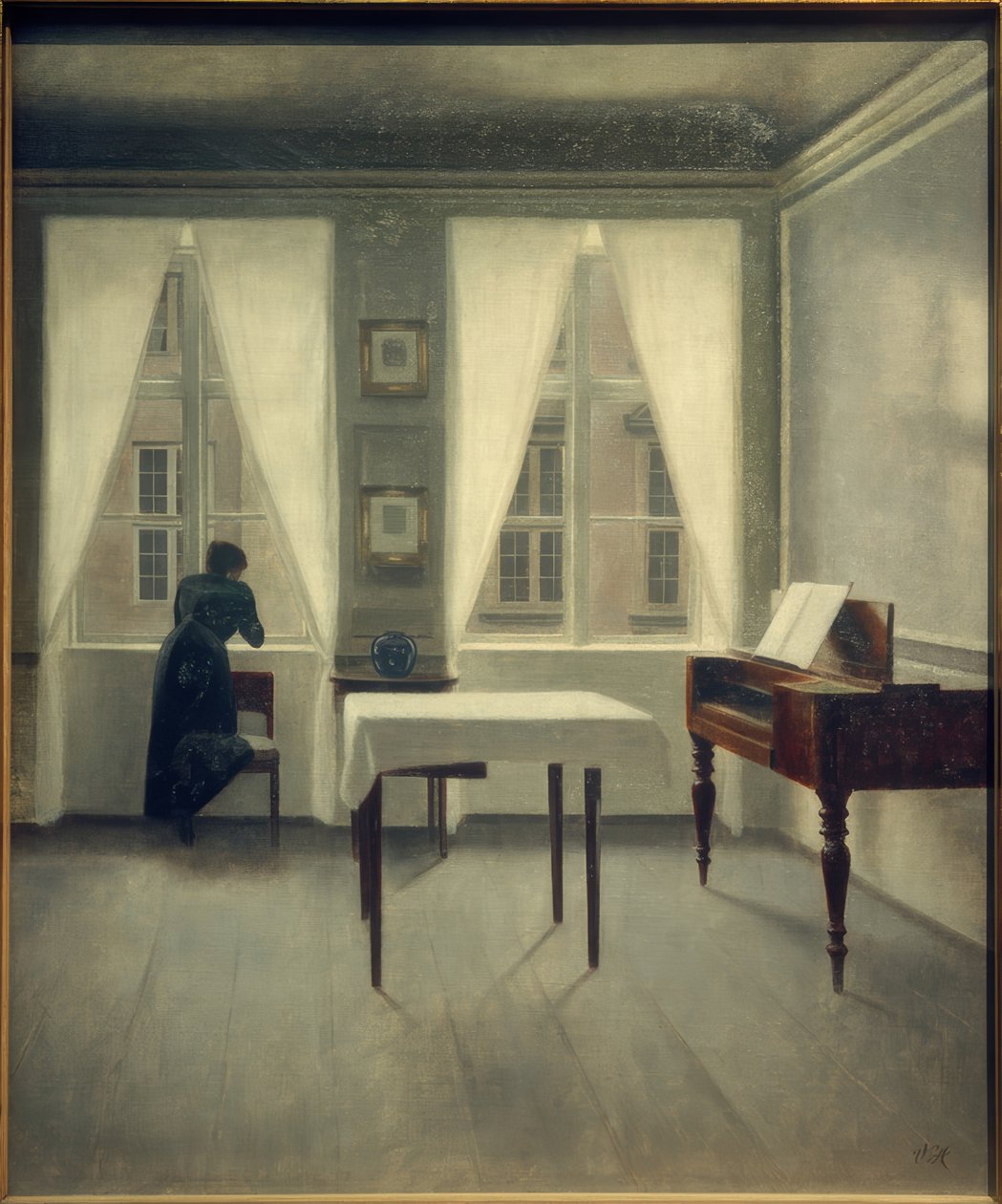 Interior, Strandgade 30 de Vilhelm Hammershoi