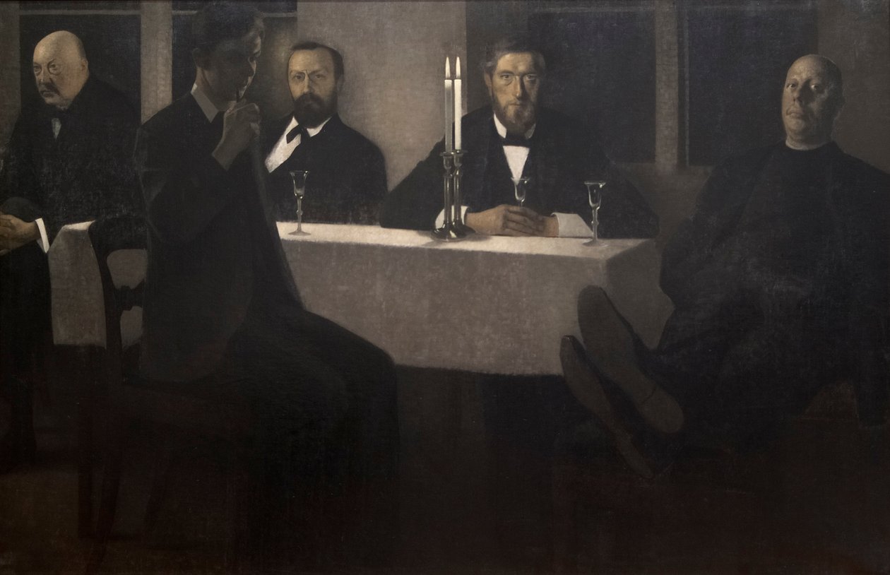 Cinco retratos de Vilhelm Hammershoi
