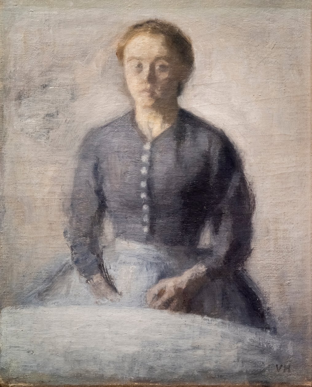 Retrato de Ida de Vilhelm Hammershoi