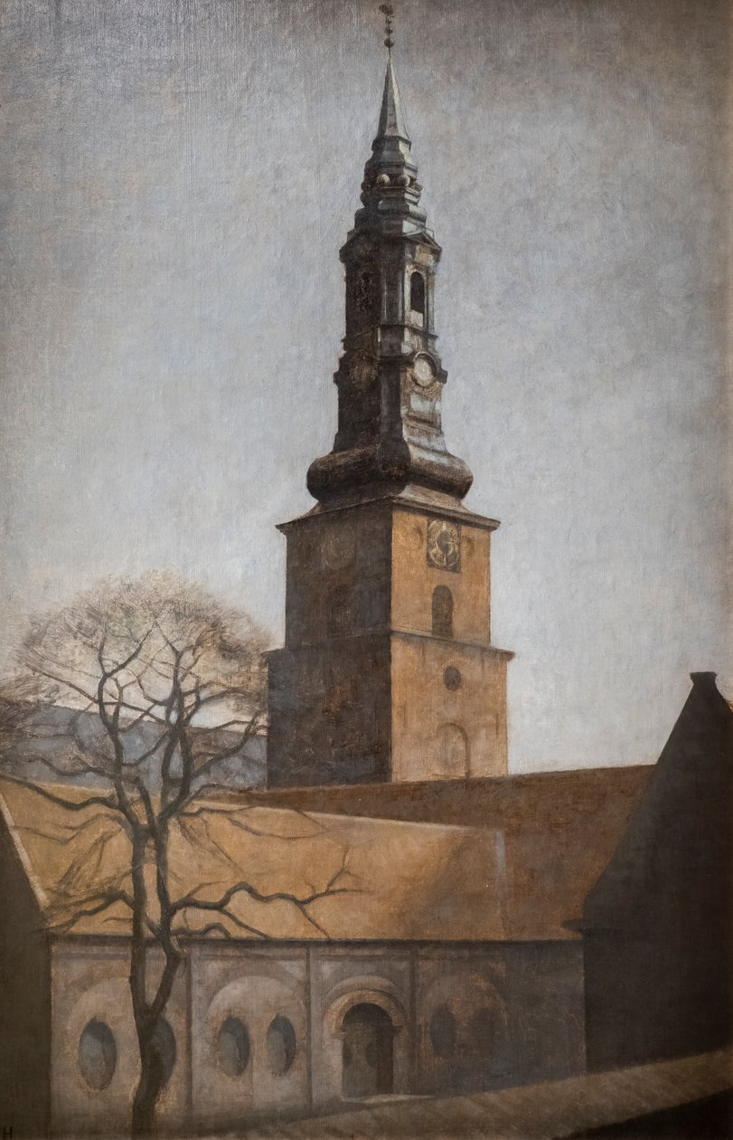 Iglesia de San Pedro, Copenhague de Vilhelm Hammershoi