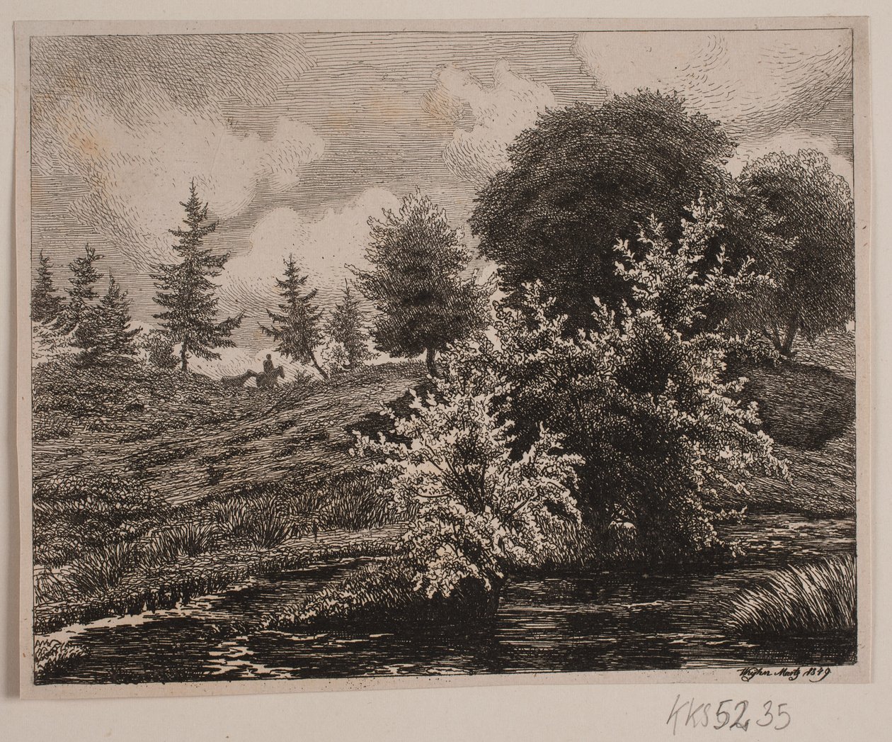 Colinas junto a un pantano de Vilhelm Kyhn