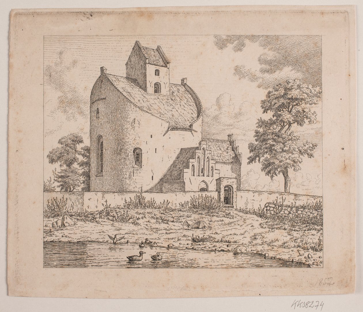 Iglesia de Bjernede de Vilhelm Kyhn