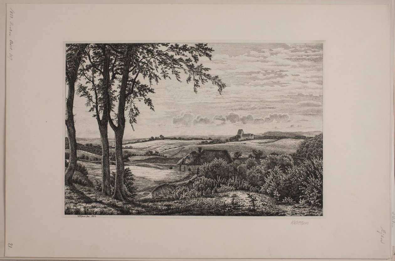 Paisaje de tarde, Selandia de Vilhelm Kyhn