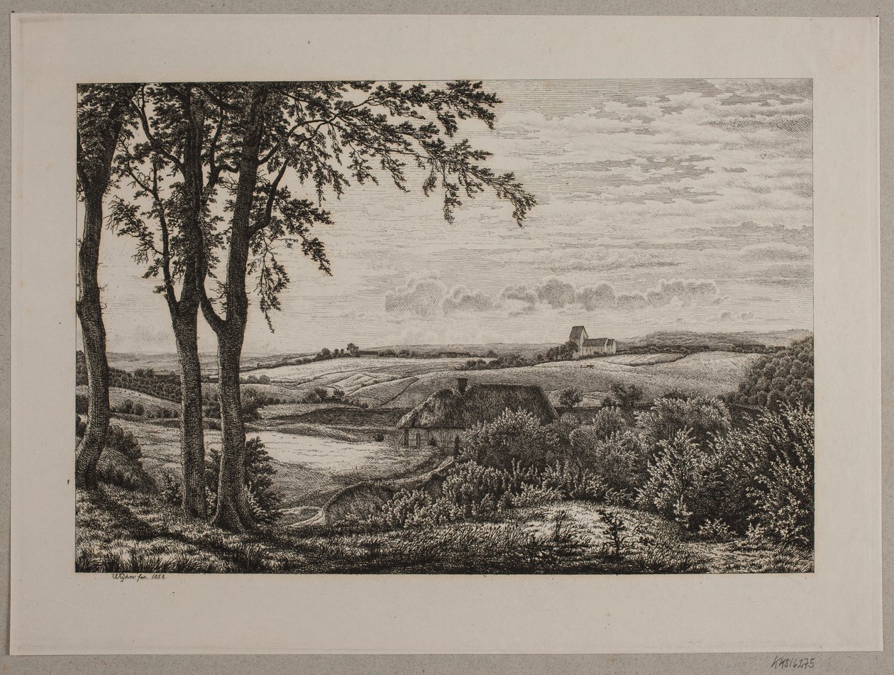 Paisaje de tarde, Selandia de Vilhelm Kyhn