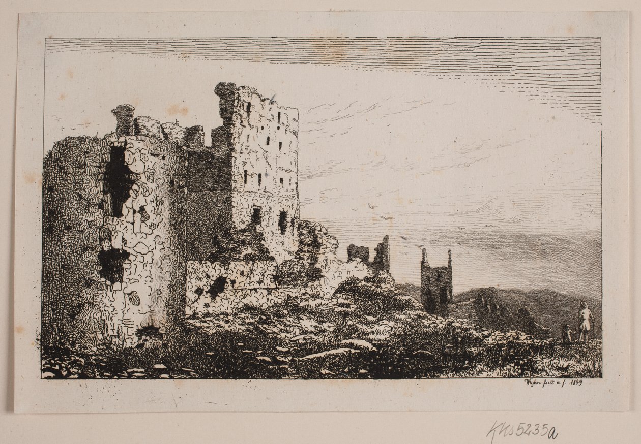 Hammershus en Bornholm de Vilhelm Kyhn